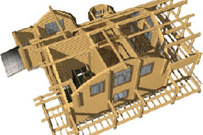 проектирование домов из бруса